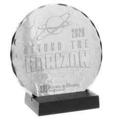 Round Award With Base - 6 Inch