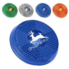 Round Blinking Light With Back Clip