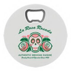 Round Bottle Opener Coasters