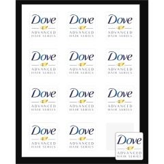 Round Corner Square Quick & Colorful Sheeted Label