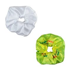 Round Full Color Hair Scrunchie