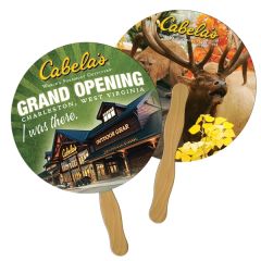 Round Hand Fan Full Color 2 Sides