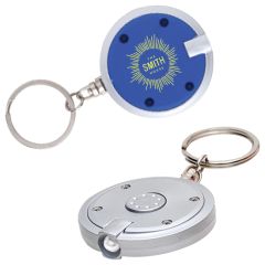 Round Light-Up Keyring