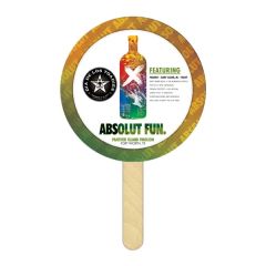 Round Mini Hand Fan Full Color