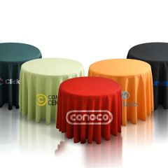 Round Polyester Tablecloth