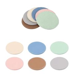 Round PU Leather Drink Coaster