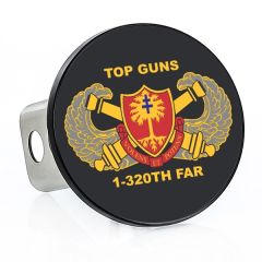 Round Trailer Hitch Cover UV Imprint Domestic Order