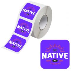 Rounded Corner Roll Labels 2in X 2in