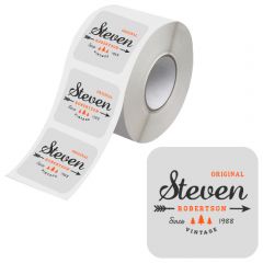 Rounded Corner Roll Labels 3in X 3in
