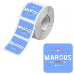 Rounded Corner Roll Labels 5in X 5in