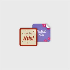 Rounded Corner Stickers 2 X 2