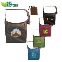 RPET Fold-Away Sling Bag, Full Color Digital