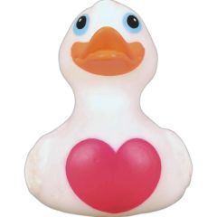 Rubber Big Heart Duck