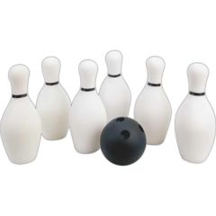 Rubber Bowling Set 6pcs PIN and 1PC Ball