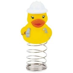 Rubber Construction Worker Duck Bobble