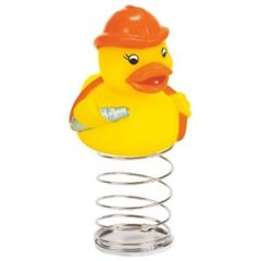 Rubber Fireman Duck Bobble