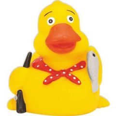 Rubber Gone Fishing Duck