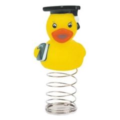 Rubber Graduate Duck Bobble