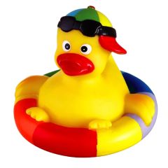 Rubber Rainbow Bobbin Buddy Duck