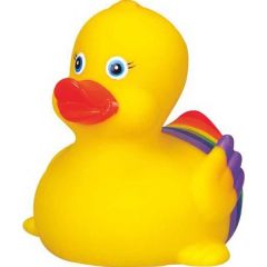 Rubber Rainbow Tall Duck