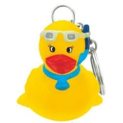 Rubber Sea Diver Duck Key Chain