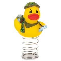 Rubber Soldier In Camouflage Outfit Duck Bobble