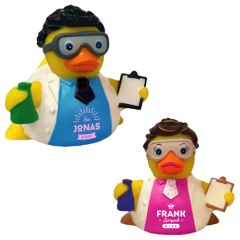 Rubber Whacky Scientist Duck