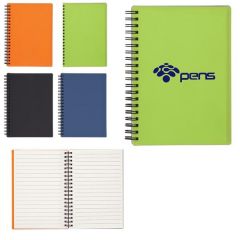 Rubberized Spiral Bound Notebook
