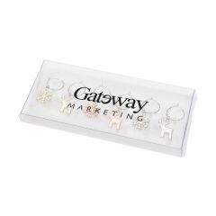 Rudolf Wine Charm Set - 6PC
