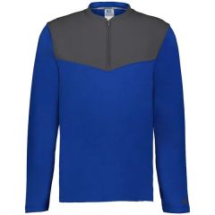 Russell Athletic Unisex Sideline Grid Fleece Quarter-Zip
