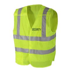 Safety Green 'security 5 Point Breakaway Vest
