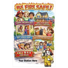 Safety Poster Be Fire Safe