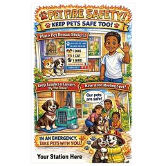 Safety Poster Pet Fire Safety