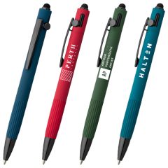 Saga Recycled Aluminum Bolt Action Stylus Pen
