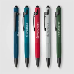 Saga Recycled Aluminum Bolt Action Stylus Pen