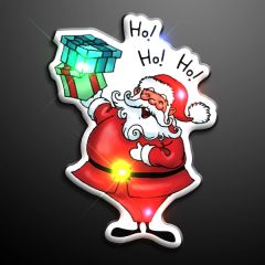 Santa Flashing Pins