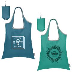 Santorini RPET - Recycled Foldaway Shopping Tote Bag