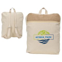 Savanna Jute & Recycled Cotton Backpack
