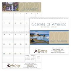 Scenes Of America Big Block Memo 2023 Calendar