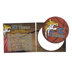 Schedule Magnet W/ Circle Punch Out Car Sign