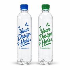 Screen Printed 16.9 Oz / 500 mL Bullet/Champagne Clear Bottles