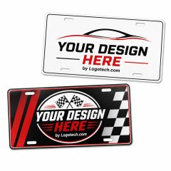 Screen Printed Hi-Gloss Aluminum License Plate