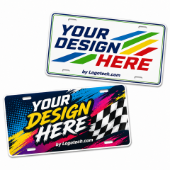 Screen Printed Hi-Gloss Polyethylene License Plate