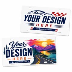 Screen Printed Hi-Gloss Polyethylene License Plate