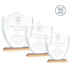 Scudo Shield Award - Bamboo/Black