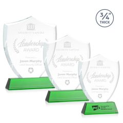 Scudo Shield Award On Newhaven - Green