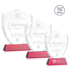 Scudo Shield Award On Newhaven - Red