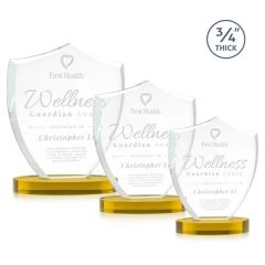 Scudo Shield On Alberton Base - Gold