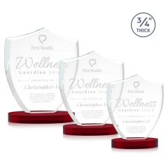 Scudo Shield On Alberton Base - Red
