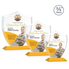 Scudo Shield Vividprint Award - Amber